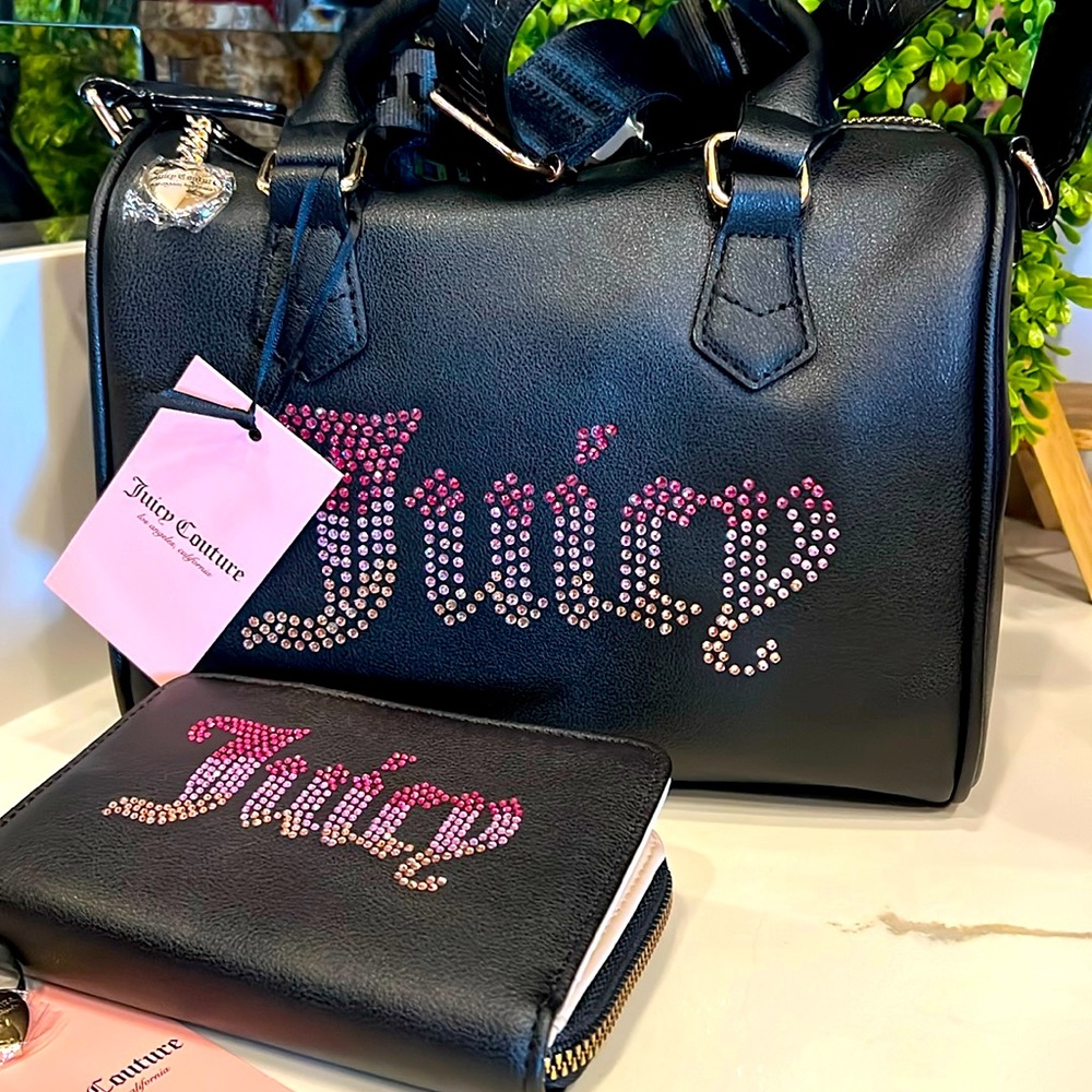 🩷🍒Juicy couture be classic II speedy satchel set - Picture 1 of 11